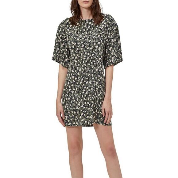 Equipment, Arlinne Printed Silk Dress size Medium new without tags - Picture 1 of 7